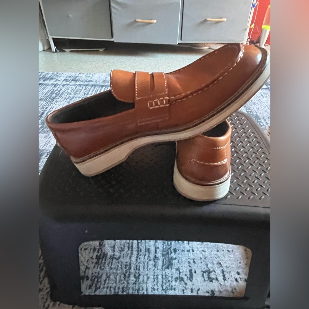 Cole Haan Tan Leather Loafers